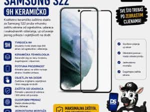 Zaštitno staklo SAMSUNG S22 9H Keramičko