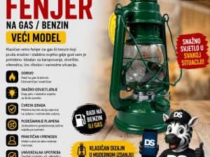 FENJER NA GAS BENZIN RETRO VEĆI