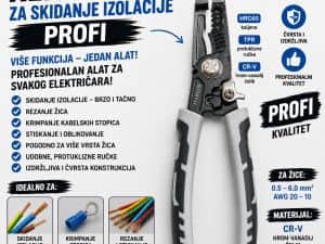 KLIJESTA ZA SKIDANJE IZOLACIJE PROFI