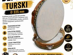 DEF MUZIČKI 225 mm TURSKI