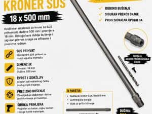 NASTAVAK KRONER SDS 18x500 mm