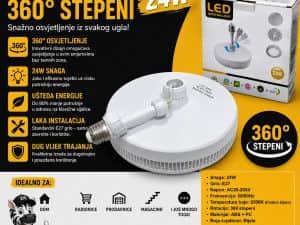 LED PANEL 360stepeni 24W