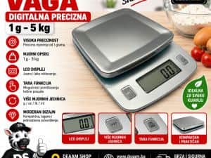 KUHINJSKA VAGA DIGITALNA PRECIZNA 1g - 5 KG