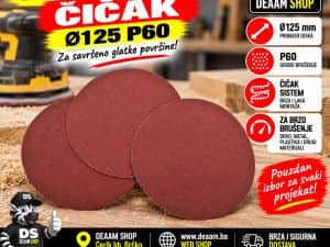 BRUSNI PAPIR CICAK O125 P60