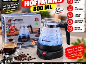 KUHALO ZA VODU HOFFMANS 800 ML STAKLENO LED