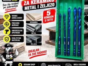 BORER 5/1 ZA KERAMIKU METAL ZELJEZO