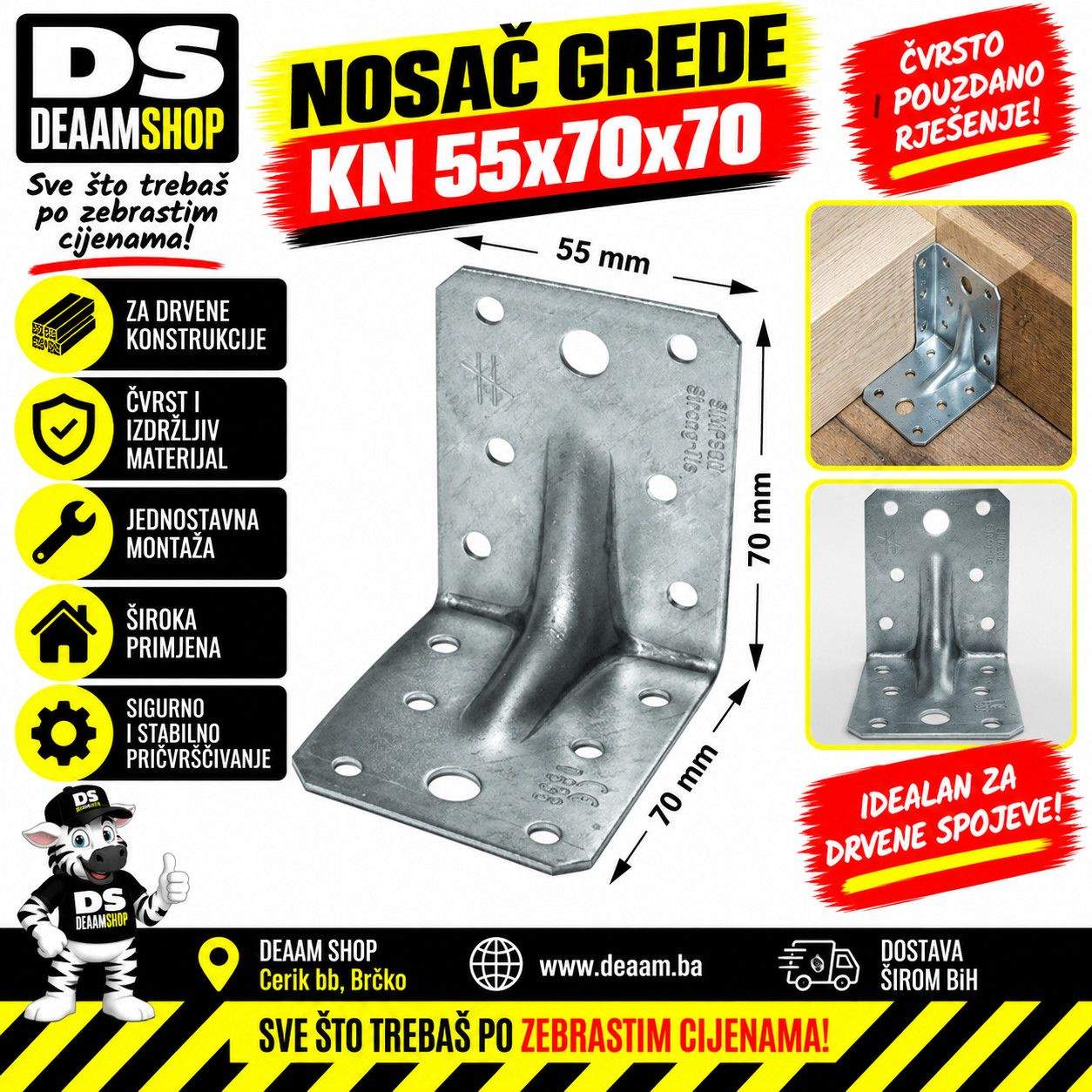 NOSAC GREDE KN 55x70x70