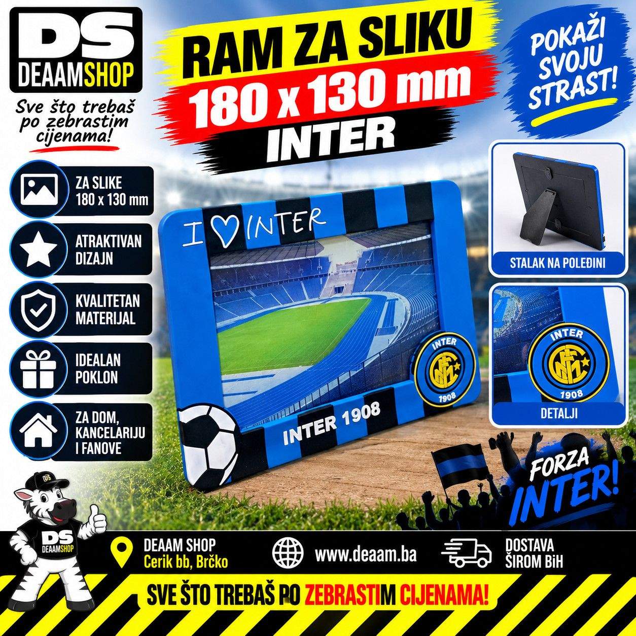 RAM ZA SLIKU 180x130mm INTER