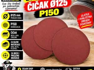 BRUSNI PAPIR CICAK O125 P150