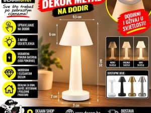 LAMPA STOLNA DEKOR METAL NA DODIR