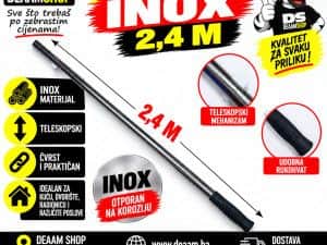 ŠTAP TELESKOP INOX 2,4M