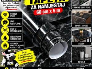 SAMOLJEPLJIVA TAPETA ZA NAMJEŠTAJ 60CM x 5M