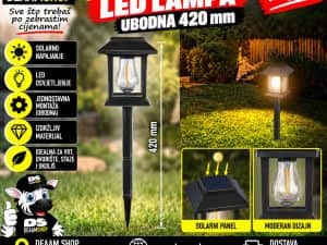 VRTNA SOLARNA LED LAMPA UBODNA 420mm