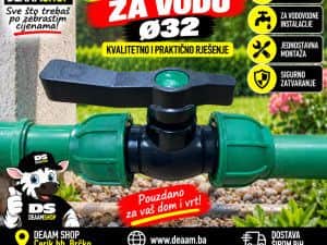 VENTIL PVC ZA VODU O32