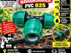 RACVA ZA NAVODNJAVANJE PVC O25