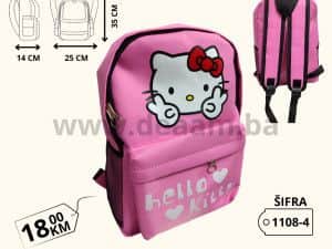 Back2school - RUKSAK ŠKOLSKA TORBA HELLO KITTY 1108-4