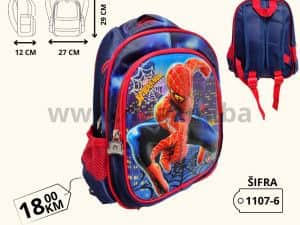 Back2school - RUKSAK ŠKOLSKA TORBA SPIDERMAN 1107-6