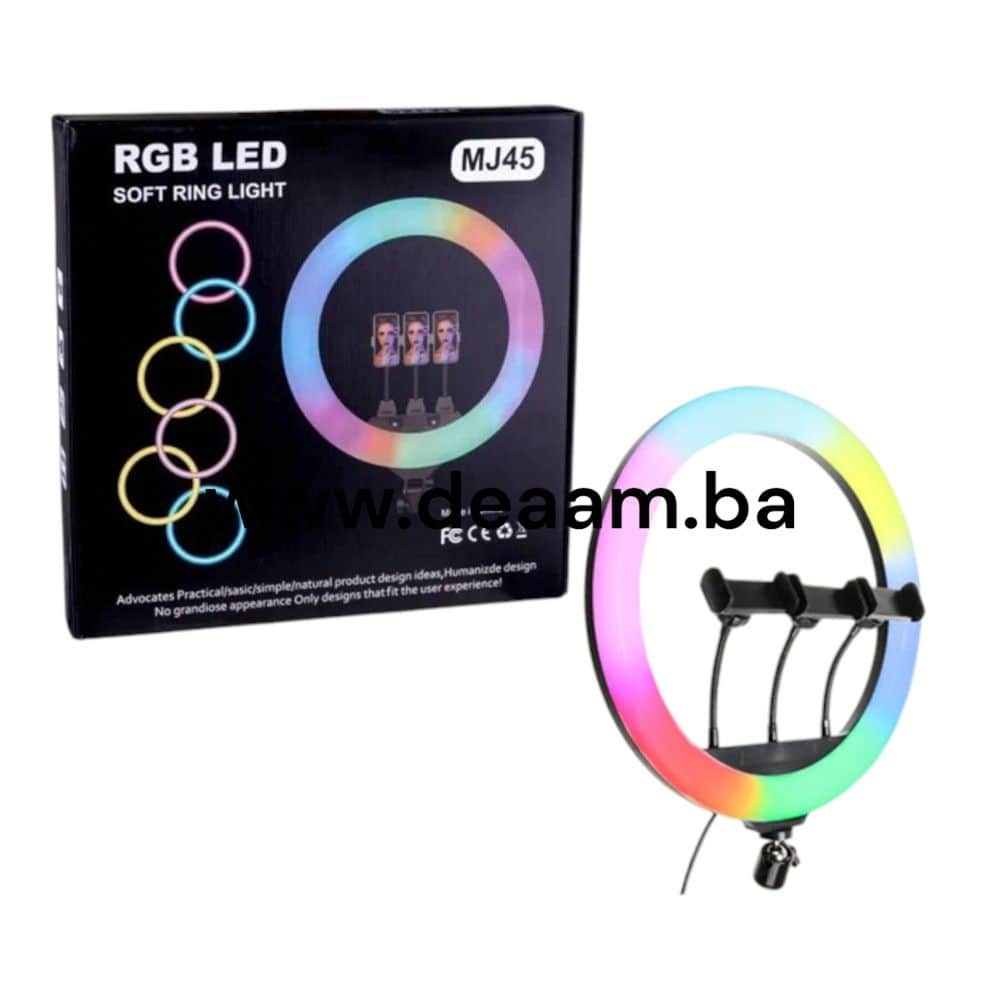 RING LIGHT RGB 45 CM TIKTOK YOUTUBE