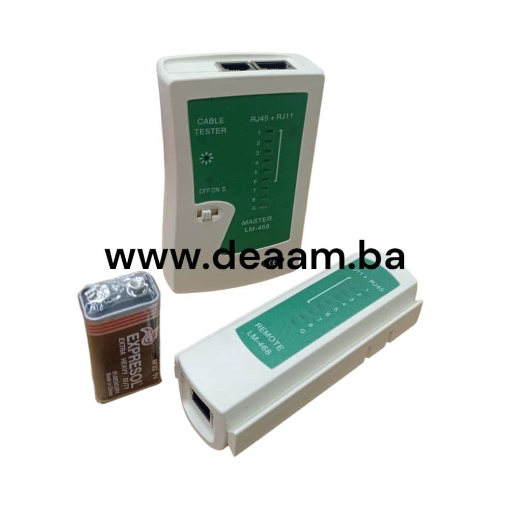 DEAAM - ISPITIVAČ TESTER LAN KABLA RJ45 RJ11