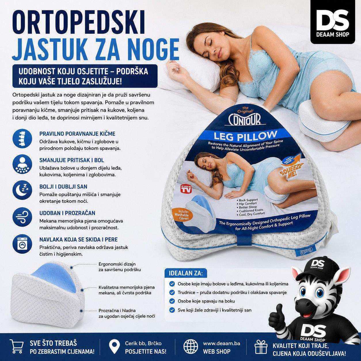 Ortopedski jastuk za noge