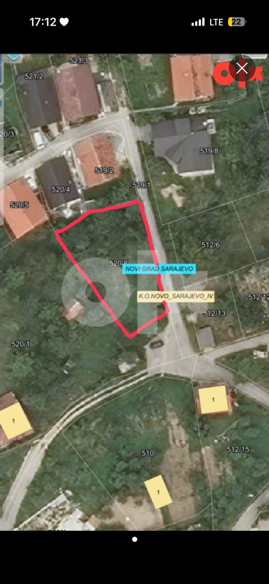 Zemljište 640 m² u naselju Boljakov Potok, Novi Grad