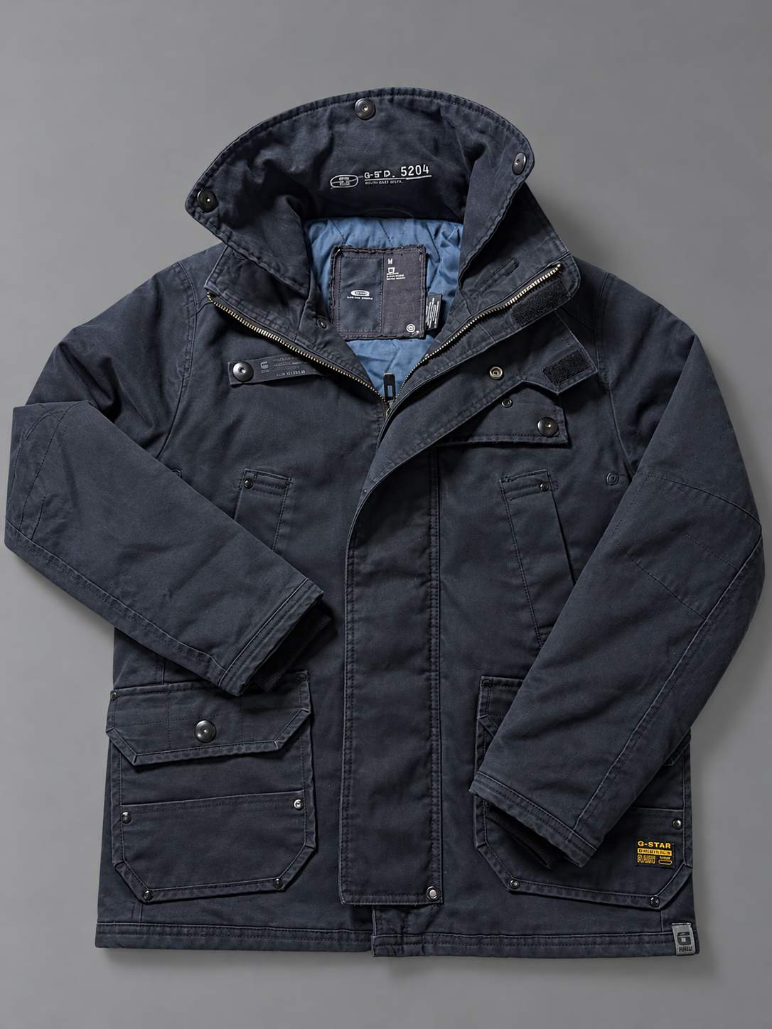 Muška G-Star RAW GS-E. 5204 Heavy Military Zimska Jakna – Tamnoplava (Veličina M)