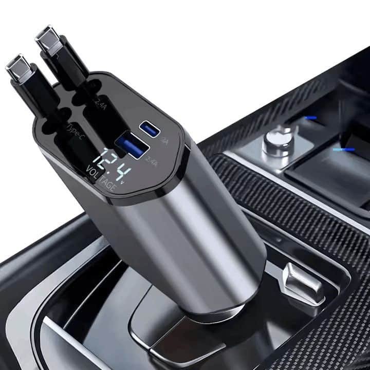 Auto punjač 4u1
