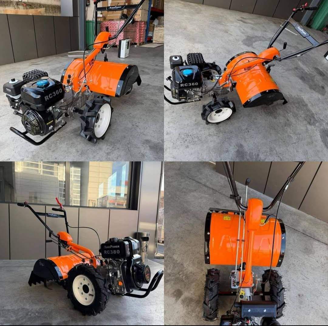 Motokultivator RC 380D sa vučnom frezom 70 cm, KIPOR motor, dizel, 8 KS
