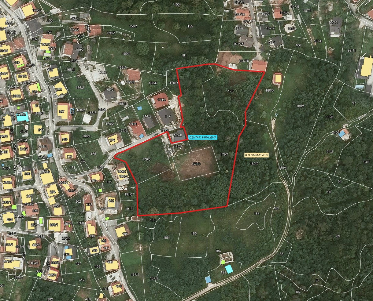 Zemljište - Općina Centar Sarajevo - 11.745m2