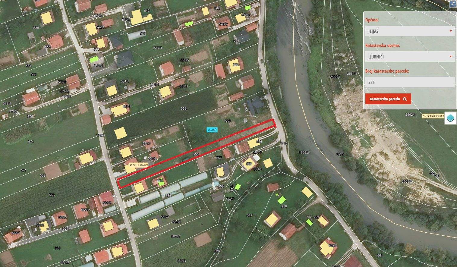 Zemljište - Ljubnići - 1290m2