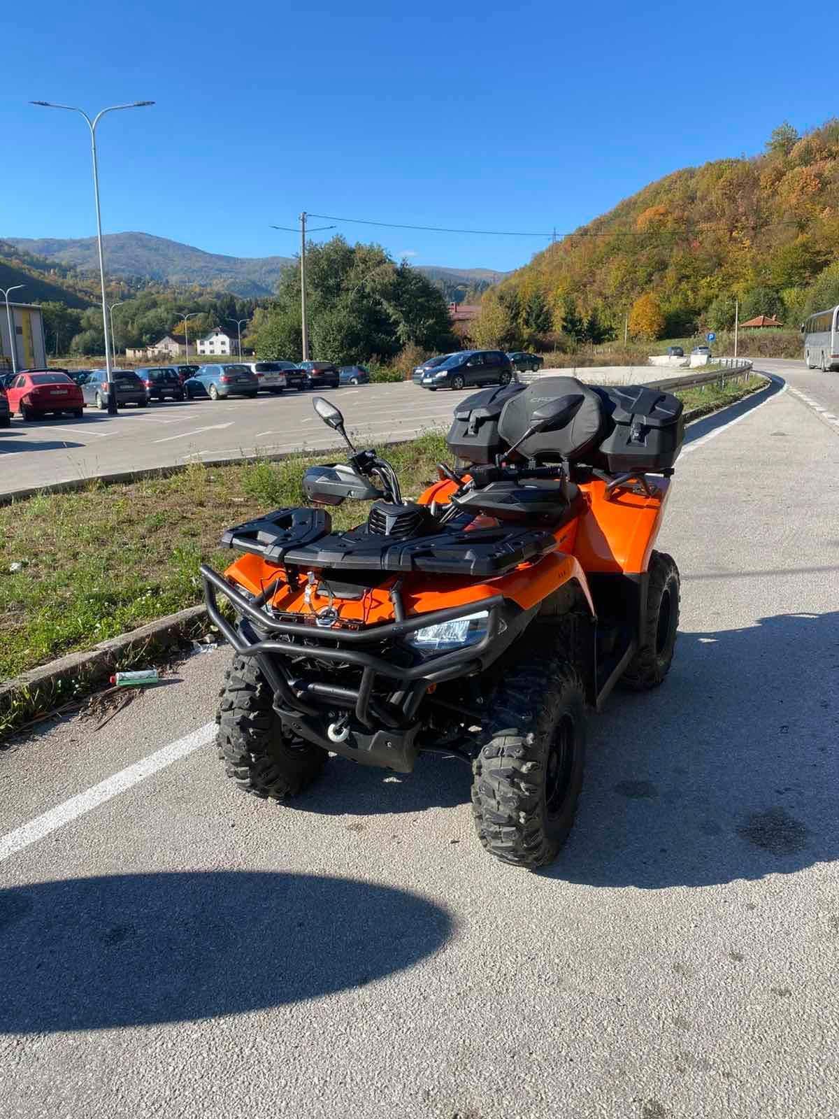 CF 520L 2023 4x4 ATV quad, registrovan, nove gume, vitlo, kofer