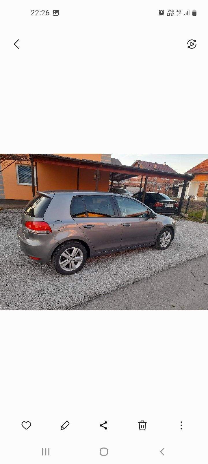VW Golf 6 1.6 TDI 77 kW, 2012