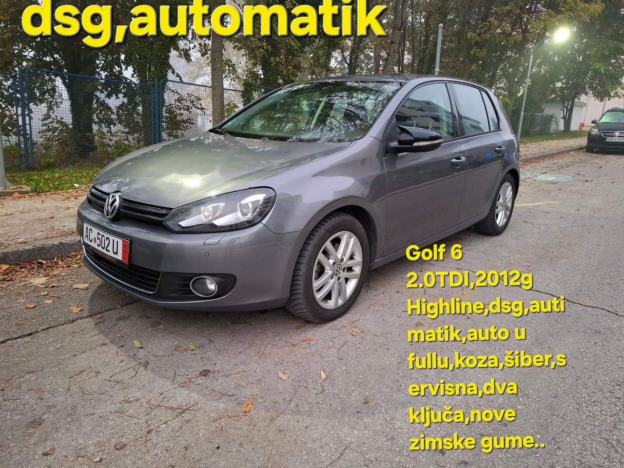 VW Golf 6 2.0 TDI Highline 2012, DSG automatik