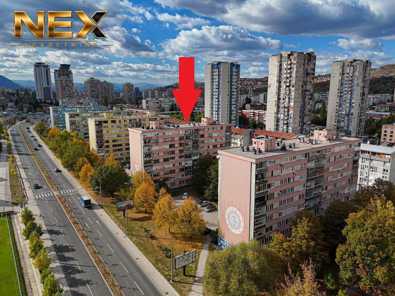 Dvosoban stan 53 m² sa balkonom, Hrasno, Novo Sarajevo