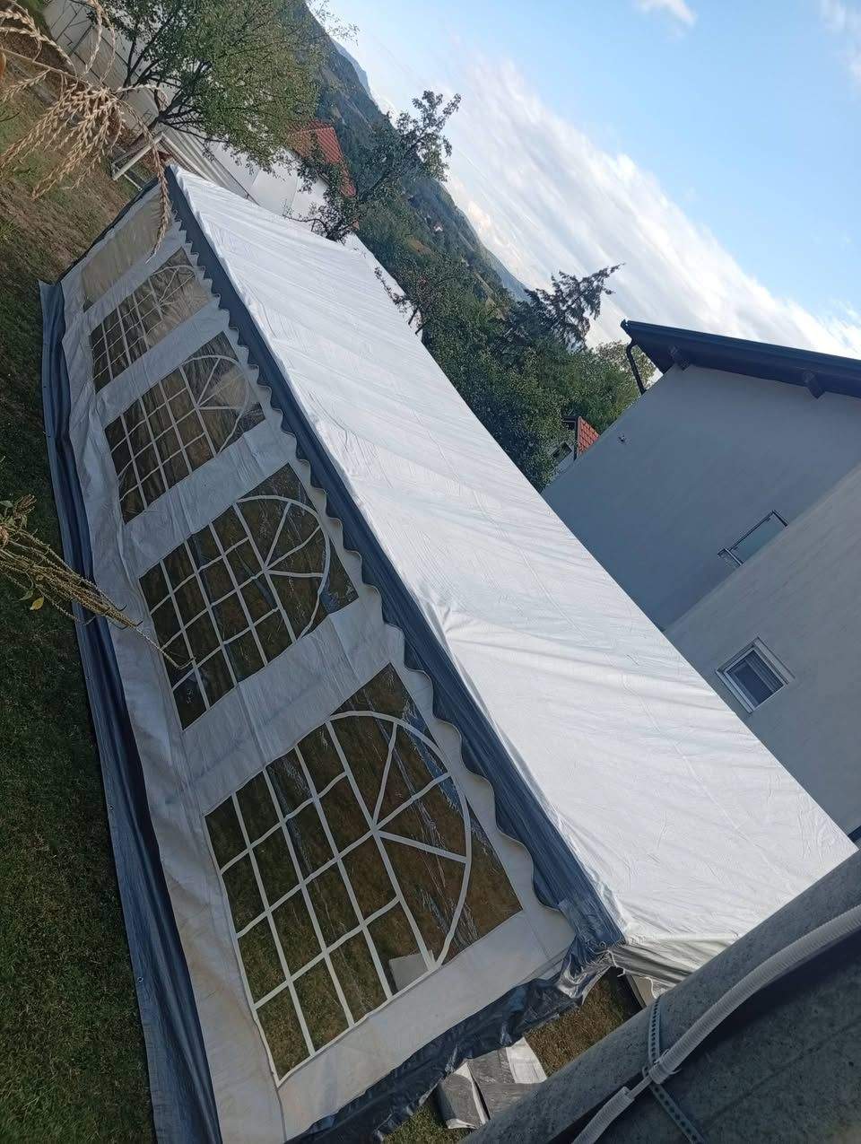 Šator za svadbe 10x5, očuvan