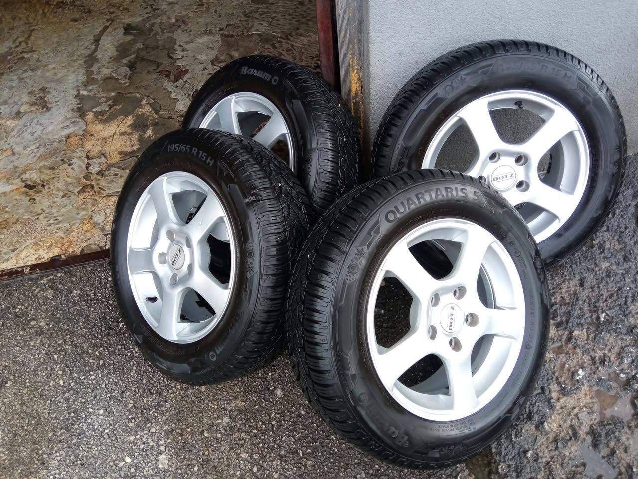 Aluminijske felge sa zimskim gumama 5x112