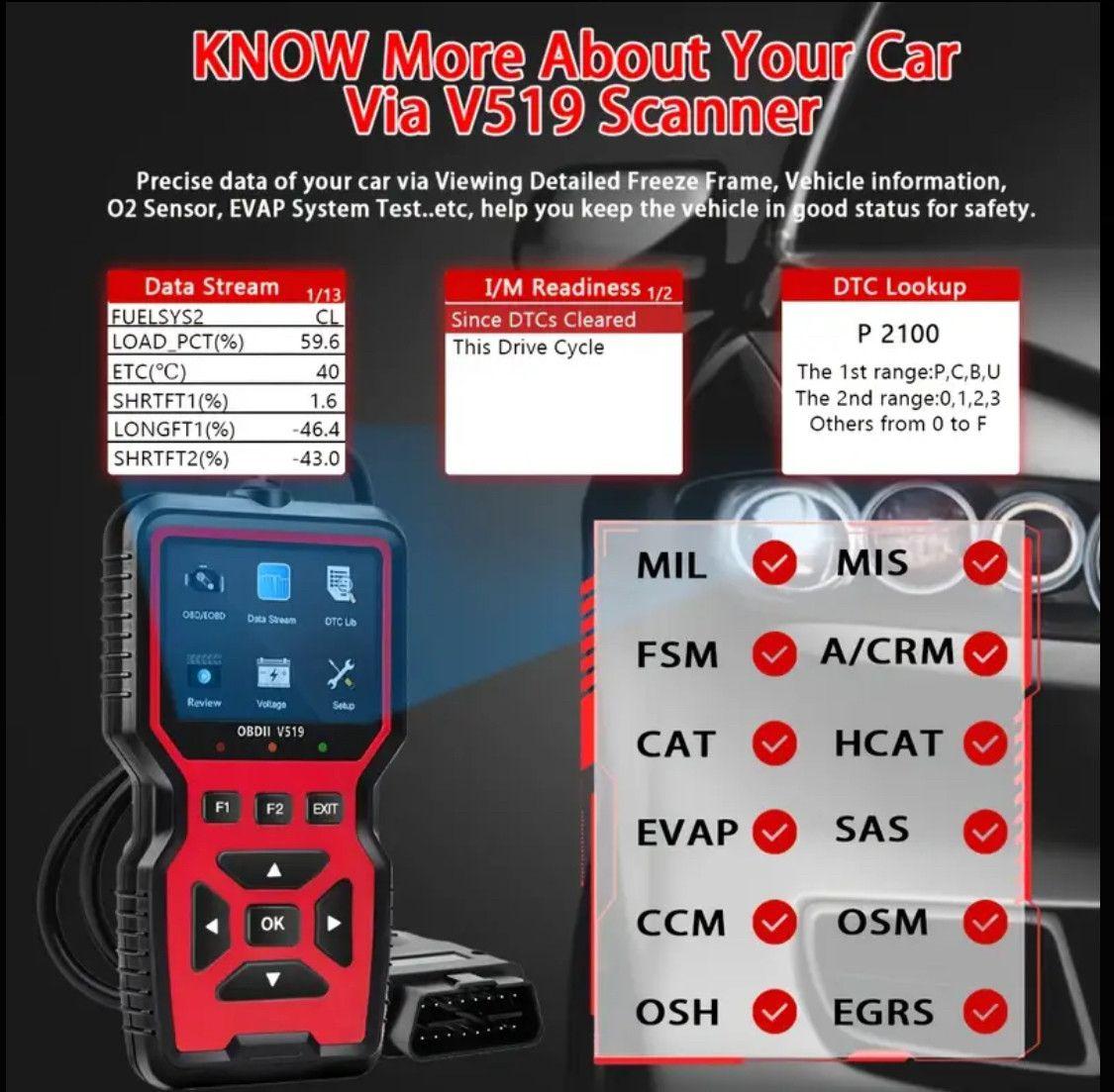 OBD2 OBD 2 V519 ORIGINALNA auto dijagnostika! — slika 2 od 5