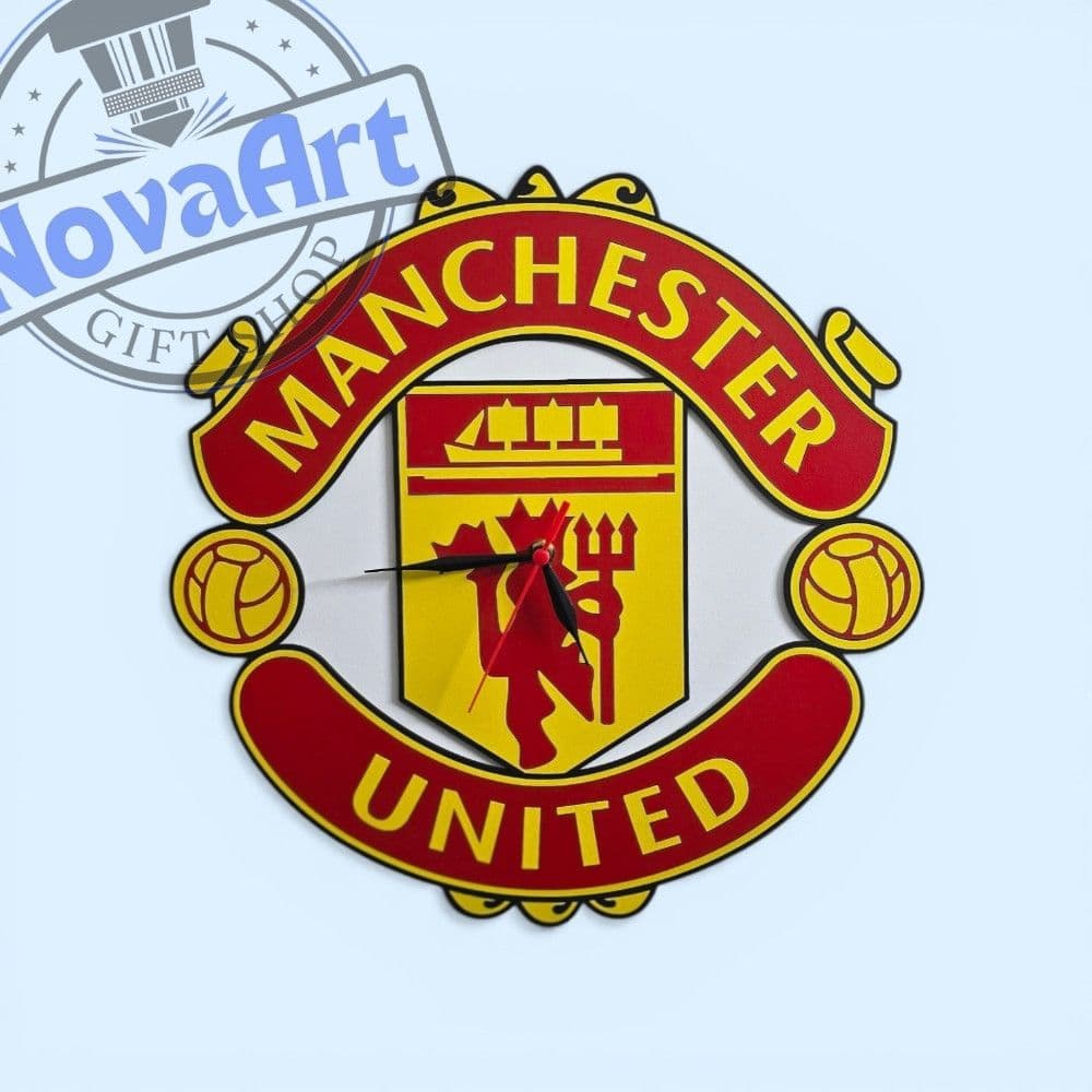 Dekorativni zidni sat Manchester United — slika 1 od 1