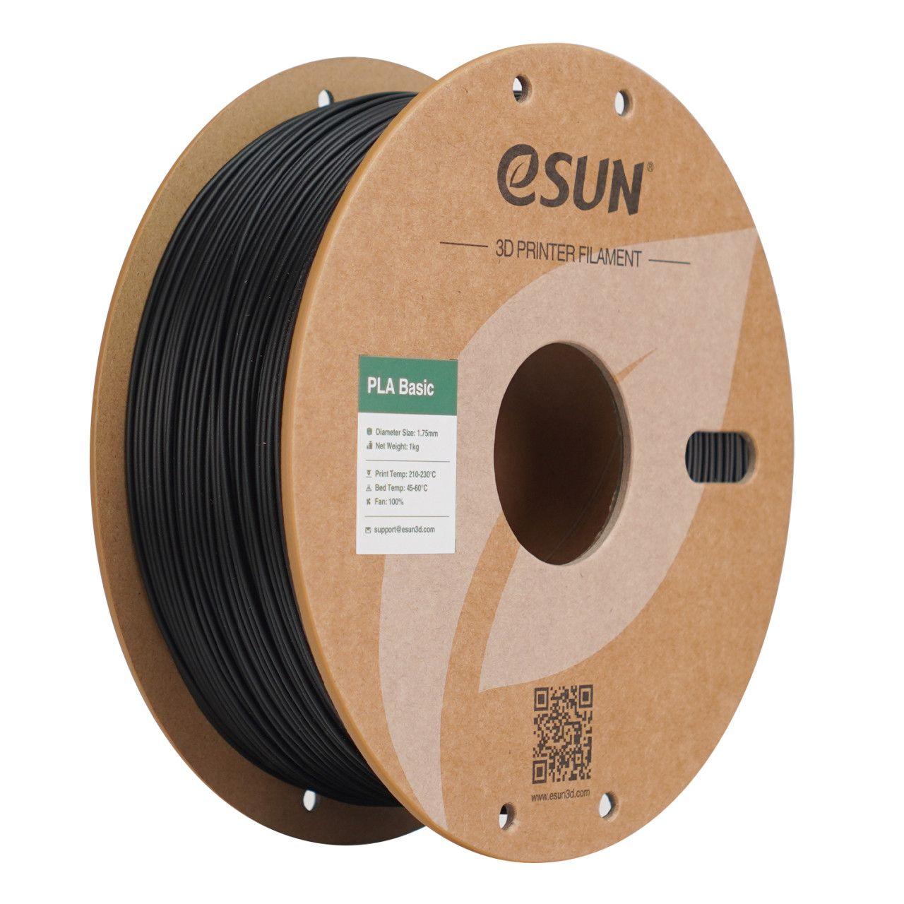 3D PLA Basic Filament eSun 1,75 mm 1 kg Black — slika 1 od 3