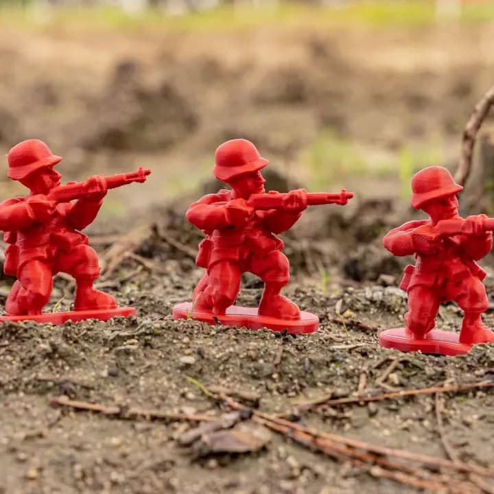 3D PLA Filament Polymaker Panchroma 1,75mm 1kg Army Red — slika 2 od 3