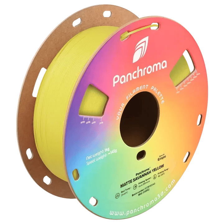 3D PLA Filament Polymaker Panchroma 1,75 mm 1 kg Yellow — slika 1 od 3