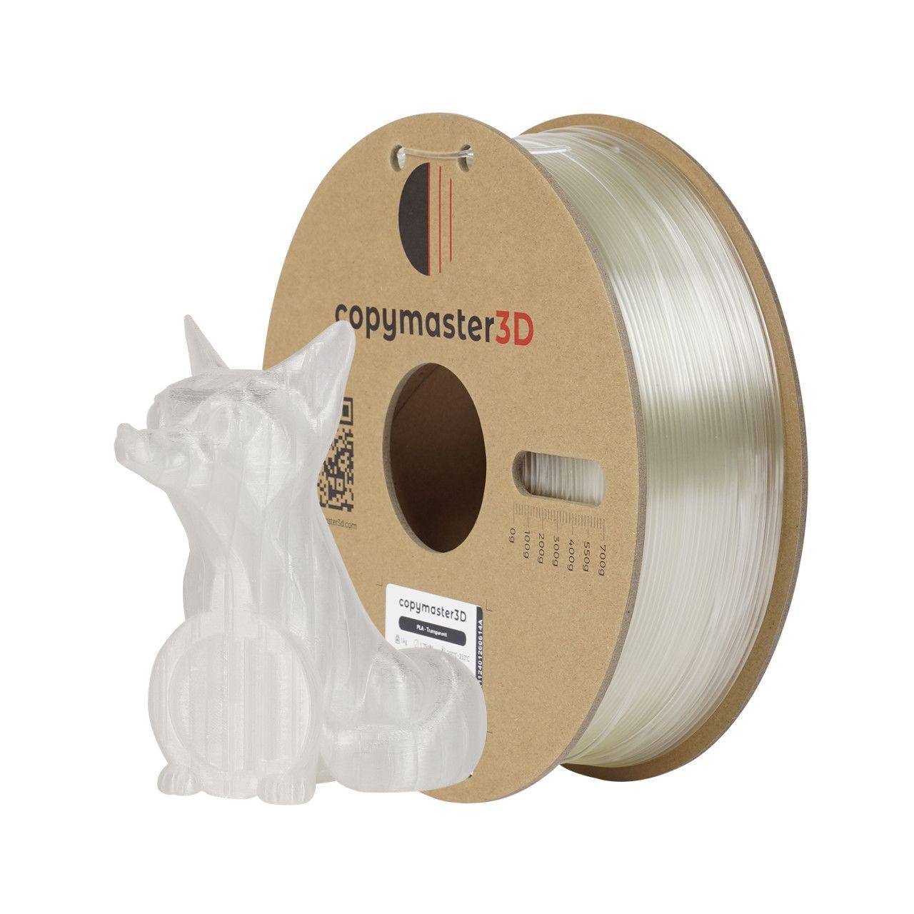 3D Printer PLA Filament Copymaster3D 1,75mm 1kg Transparent — slika 1 od 4