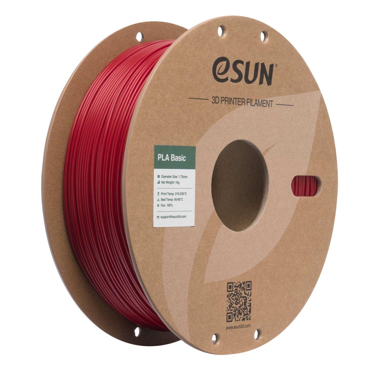 3D PLA Basic Filament eSUN 1,75 mm 1kg Fire Engine Red — slika 1 od 4