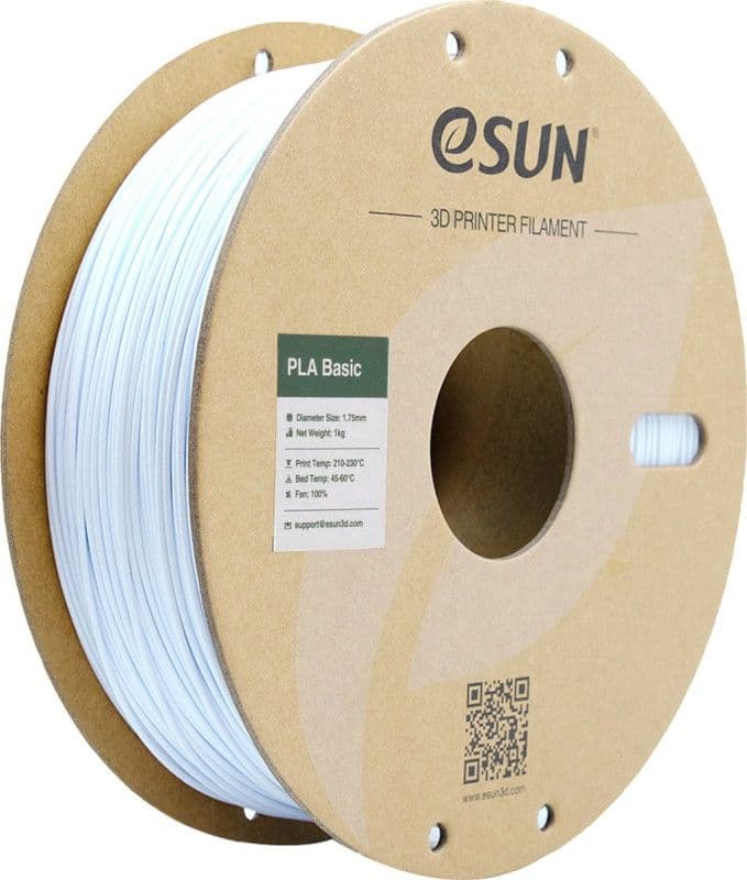 3D PLA Basic Filament eSUN 1,75 mm 1 kg Cold White — slika 1 od 3