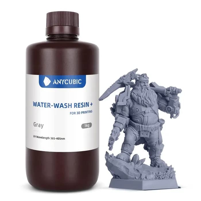 3D Printer Filament Anycubic Resin WaterWash 1kg Grey — slika 1 od 1