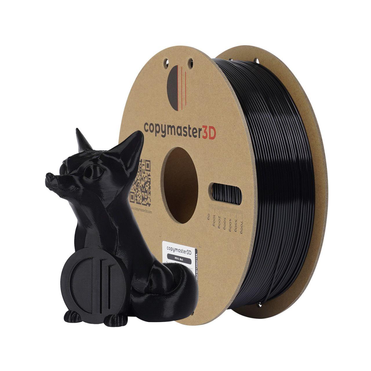 3D PETG Printer Filament Copymaster3D 1,75mm 1kg Black — slika 1 od 1