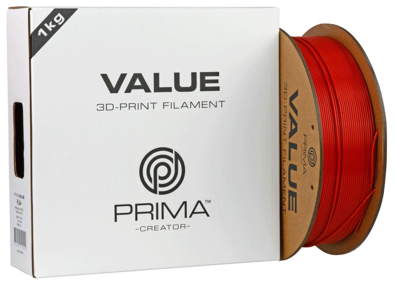 3D PLA+ Printer Filament PrimaValue 1,75mm 1kg Crvena — slika 2 od 2