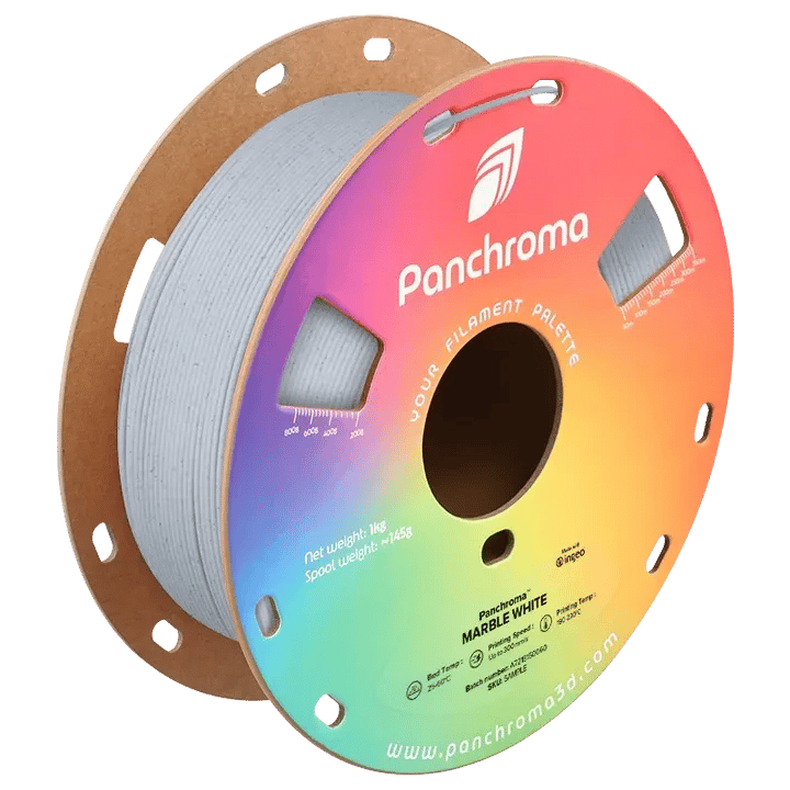3D PLA Marble Filament Polymaker Panchroma 1,75mm 1kg W — slika 1 od 3
