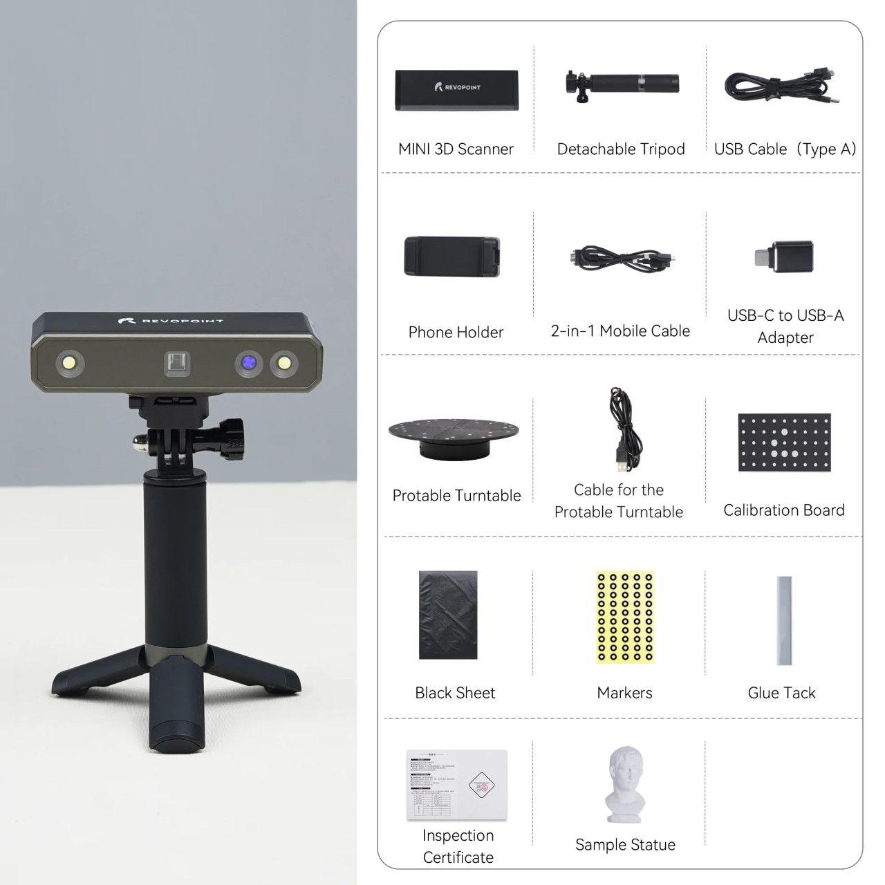 3D Printer Revopoint INSPIRE 3D Scanner Filament — slika 3 od 6