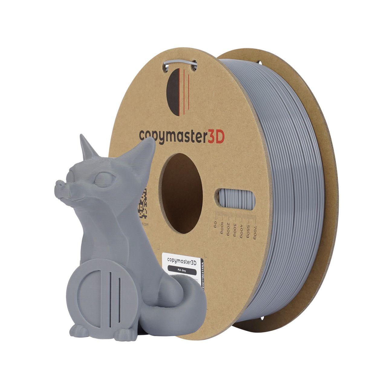 3D PLA Printer Filament copymaster3D 1,75mm 1kg Grey — slika 1 od 3